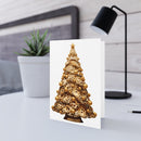 Gold Tree Greeting Cards