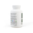White supplement bottle from Printify with turmeric supplement with BioPerine label and usage instructions