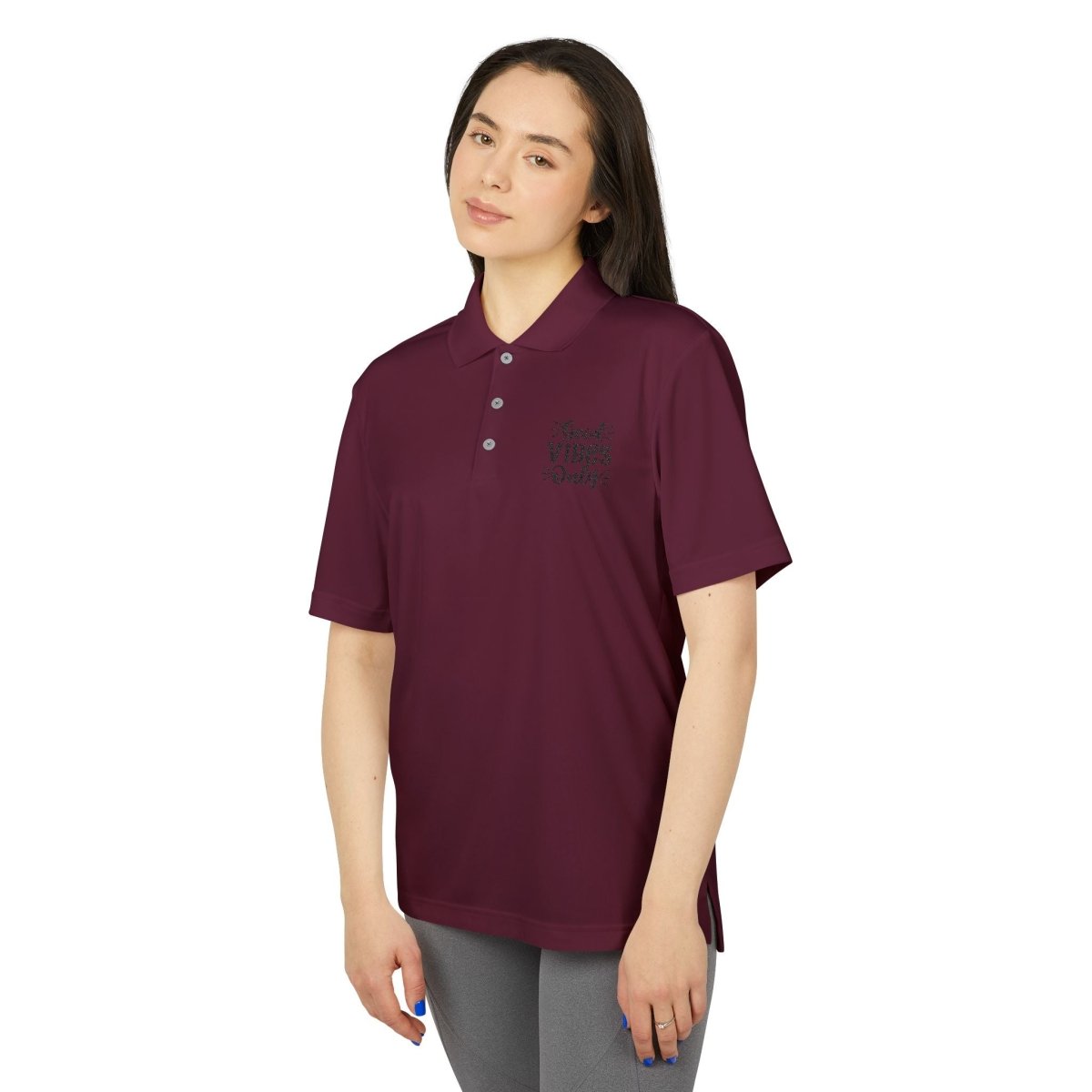 Good Vibes Only Adidas Unisex Performance Polo (Customized Product)