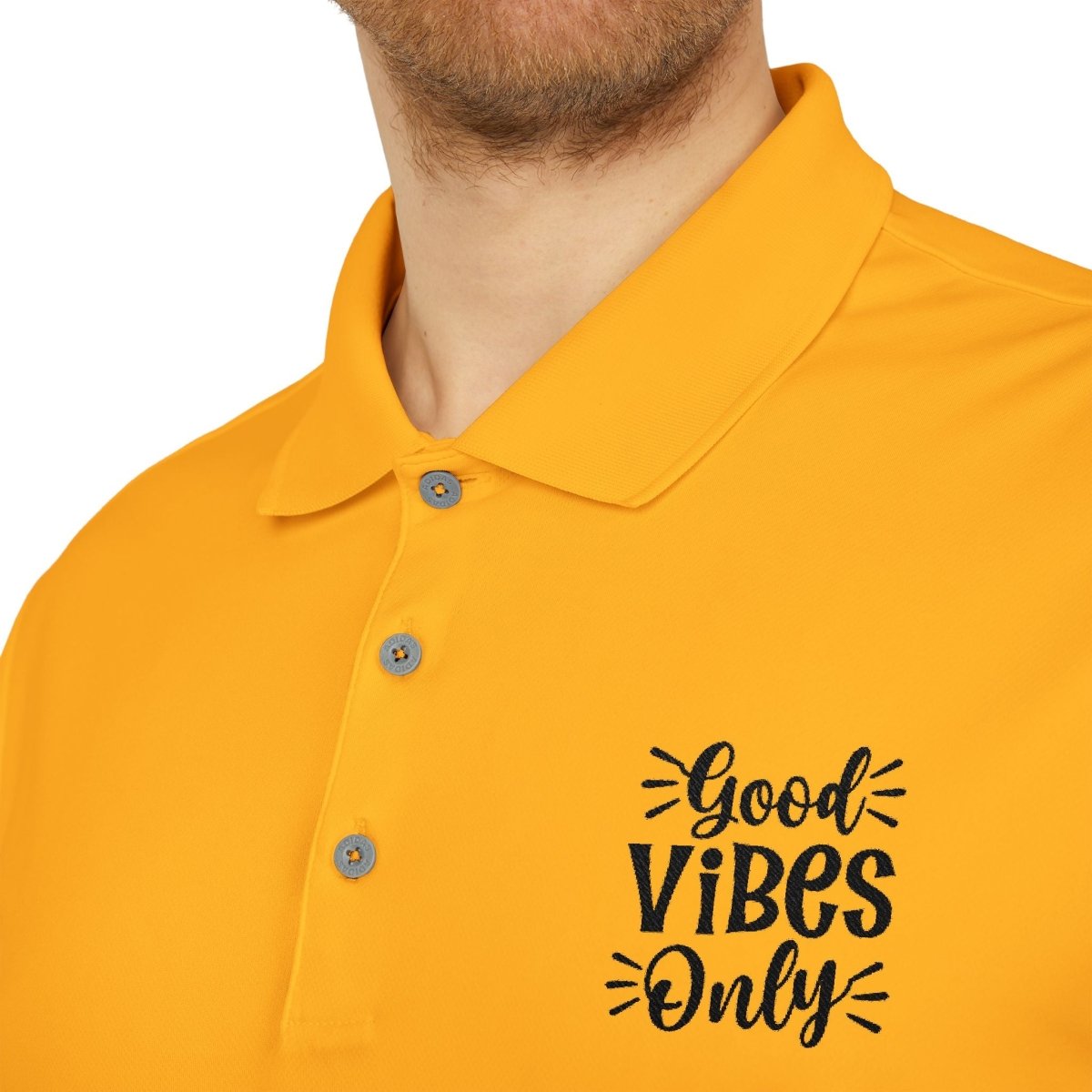 Good Vibes Only Adidas Unisex Performance Polo (Customized Product)