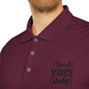 Good Vibes Only Adidas Unisex Performance Polo (Customized Product)