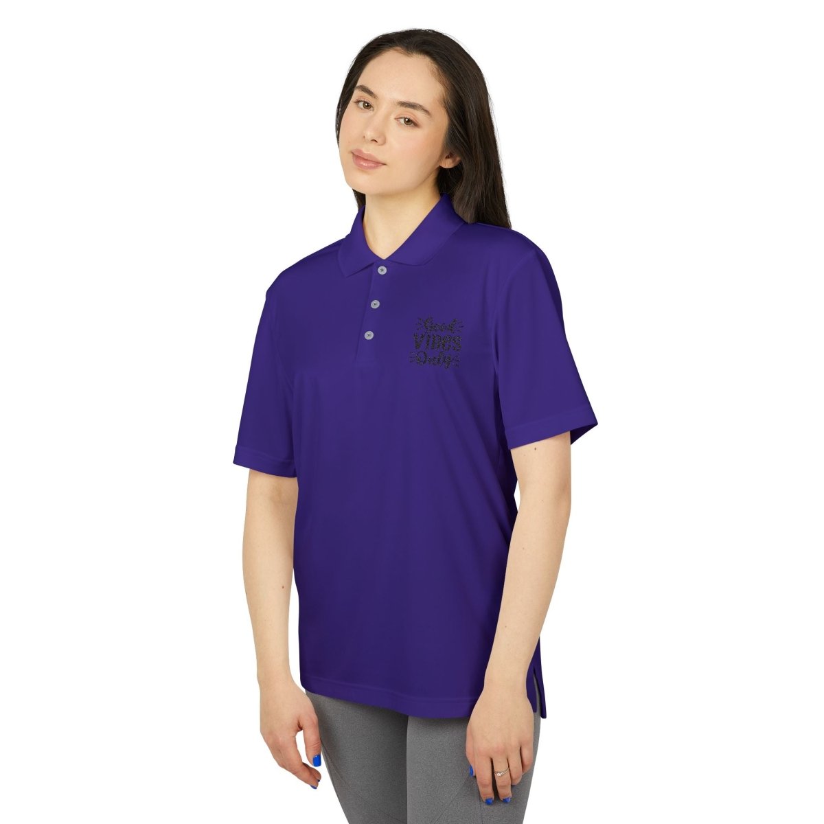 Good Vibes Only Adidas Unisex Performance Polo (Customized Product)