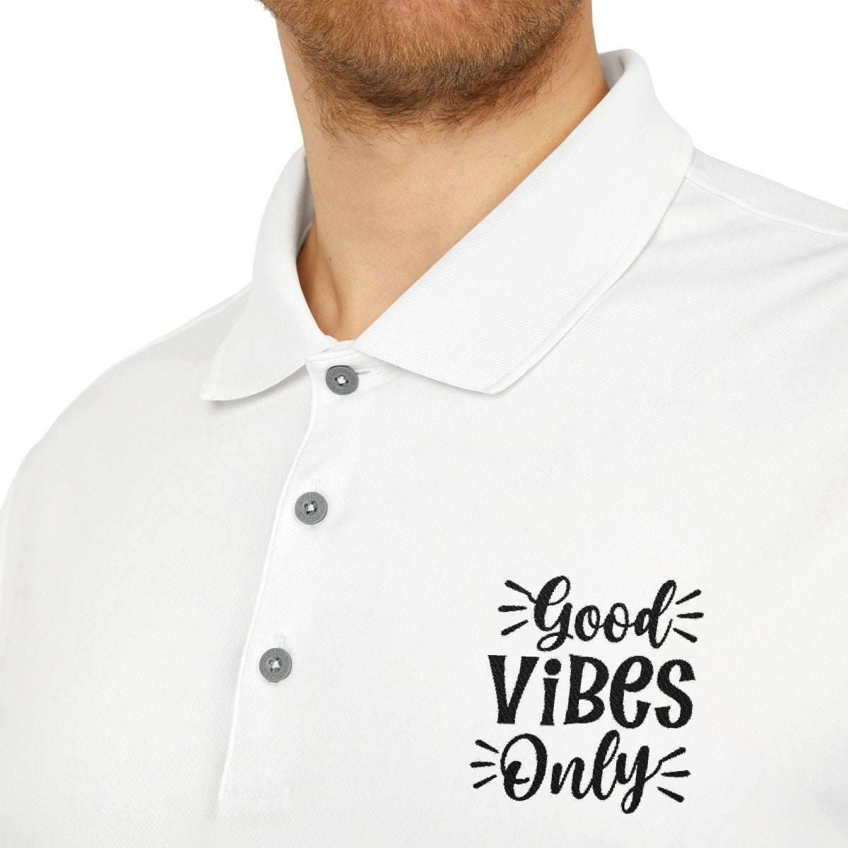 Good Vibes Only Adidas Unisex Performance Polo (Customized Product)