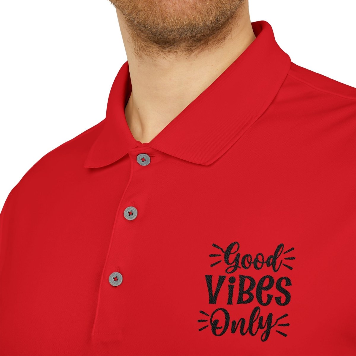 Good Vibes Only Adidas Unisex Performance Polo (Customized Product)