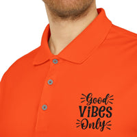 Good Vibes Only Adidas Unisex Performance Polo (Customized Product)