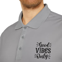 Good Vibes Only Adidas Unisex Performance Polo (Customized Product)