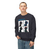 Printify unisex eco-friendly sweatshirt with graphic GORIKATZ design worn by male model