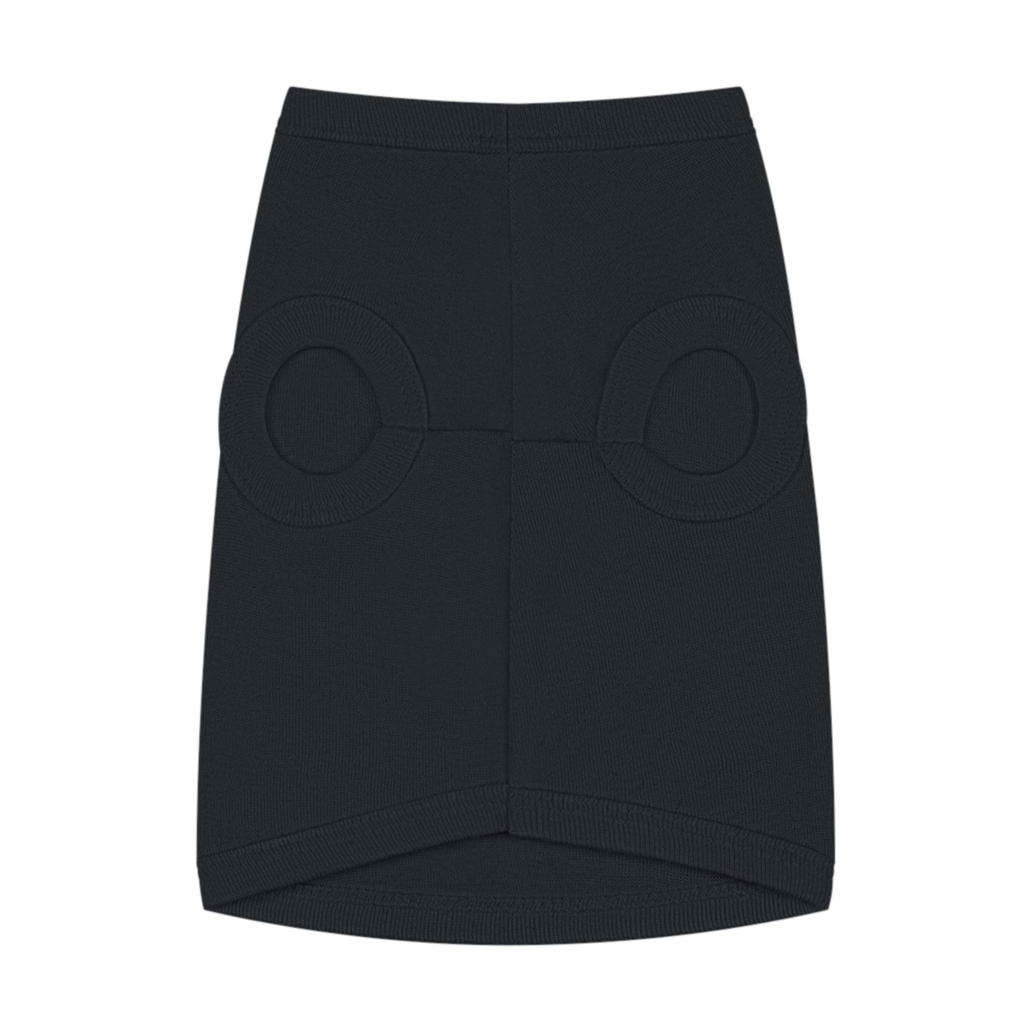 Printify black eco-friendly pet tank top with breathable knit fabric and dual leg openings for small dogs