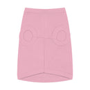 Pink pet shirt with harness openings by Printify eco-friendly pet tank top soft breathable knit