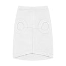 Printify white eco-friendly pet tank top with harness openings for small dogs and cats
