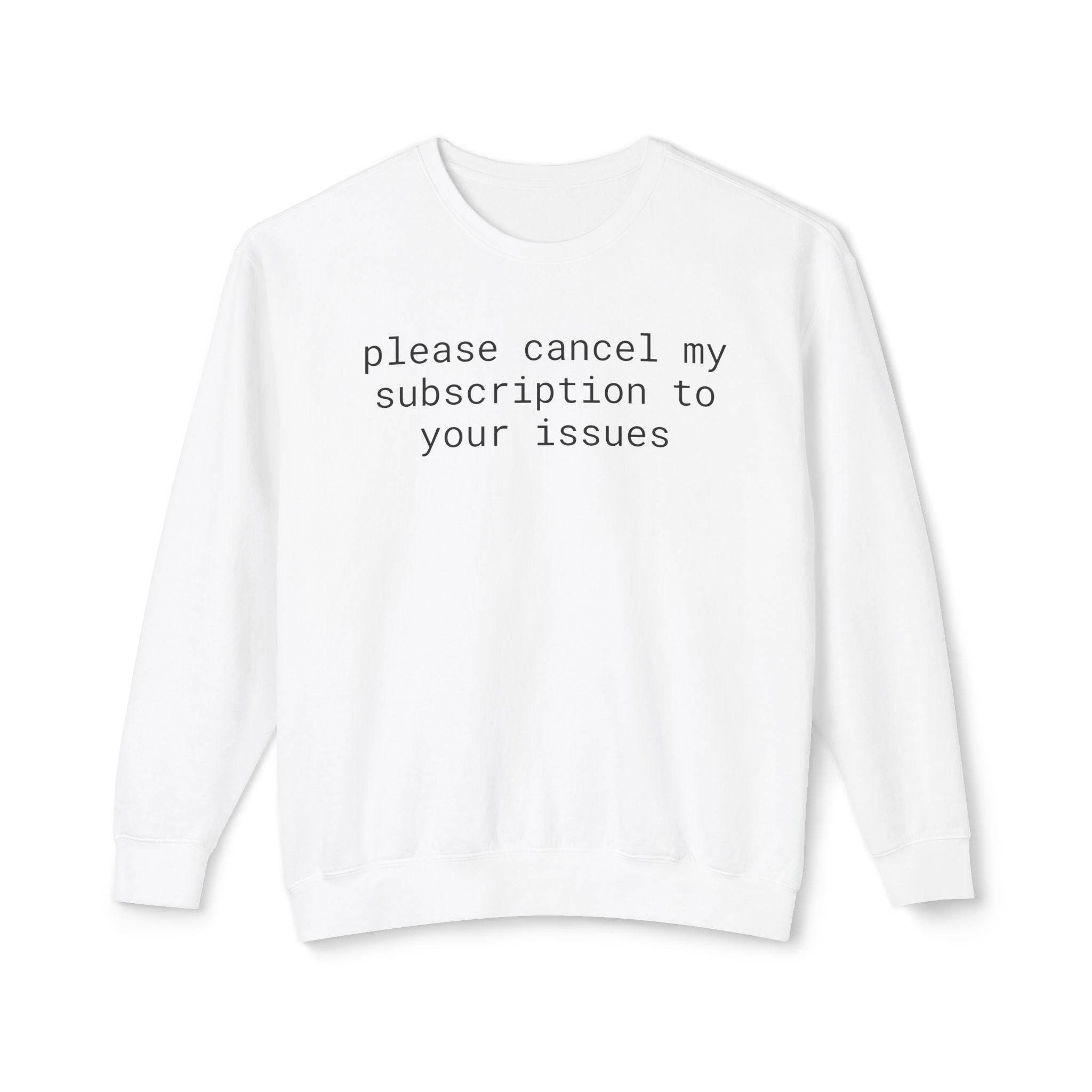 Funny Unisex Lightweight Crewneck Sweatshirt