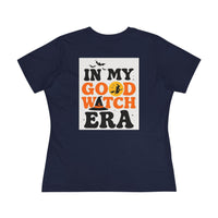 Printify navy womens t shirt back print In My Good Witch Era design eco friendly halloween t shirt women