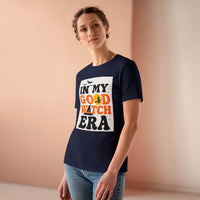 Printify T shirts eco friendly halloween t shirt women navy tee with vintage pumpkin graphic for casual fall wear