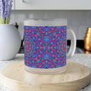 Groovy Frosted Glass Mug