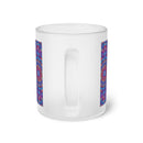 Groovy Frosted Glass Mug