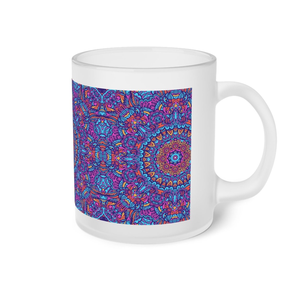 Groovy Frosted Glass Mug