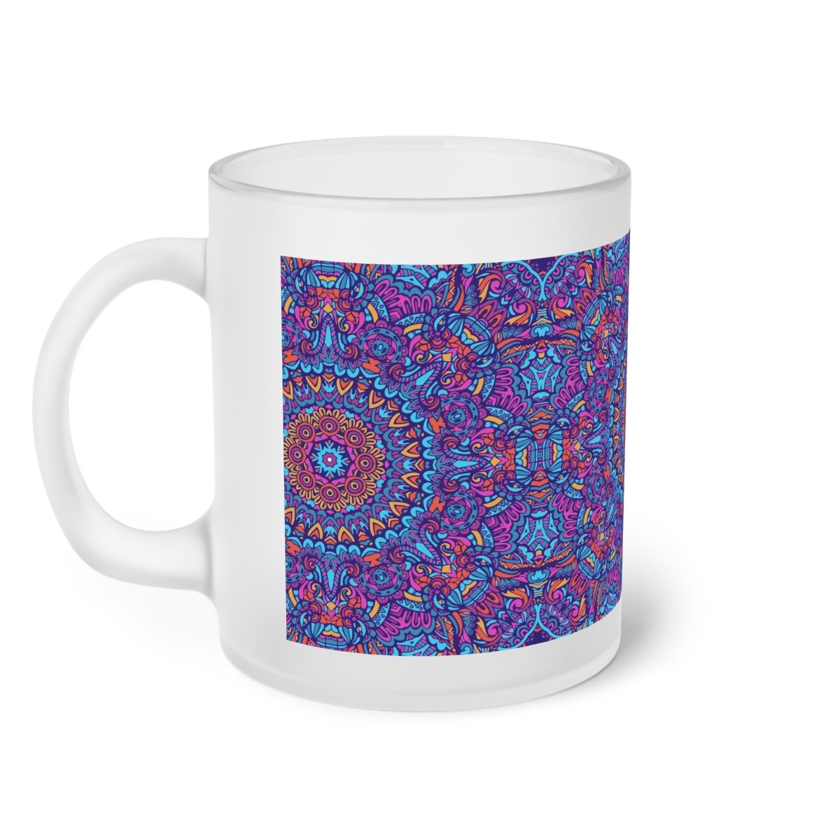 Groovy Frosted Glass Mug