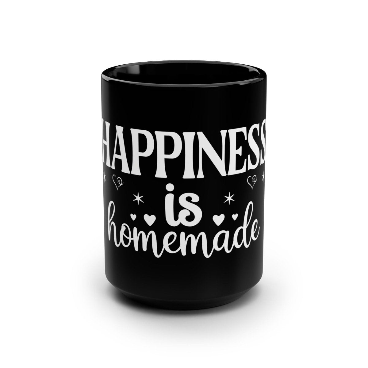 Happiness is Homemade Black Mug