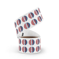 Happy 4th of July Round Sticker Label Rolls