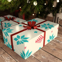 Happy Holiday Gift Wrapping Paper Sheets