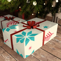 Happy Holiday Gift Wrapping Paper Sheets