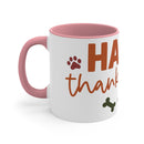 Happy Thanksgiving Colorful Accent Mugs