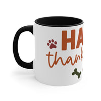 Happy Thanksgiving Colorful Accent Mugs