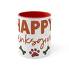 Happy Thanksgiving Colorful Accent Mugs