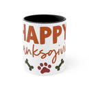 Happy Thanksgiving Colorful Accent Mugs