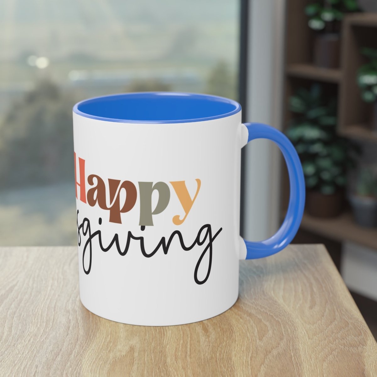 Happy Thanksgiving Two - Tone Coffee Mug