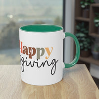 Happy Thanksgiving Two - Tone Coffee Mug