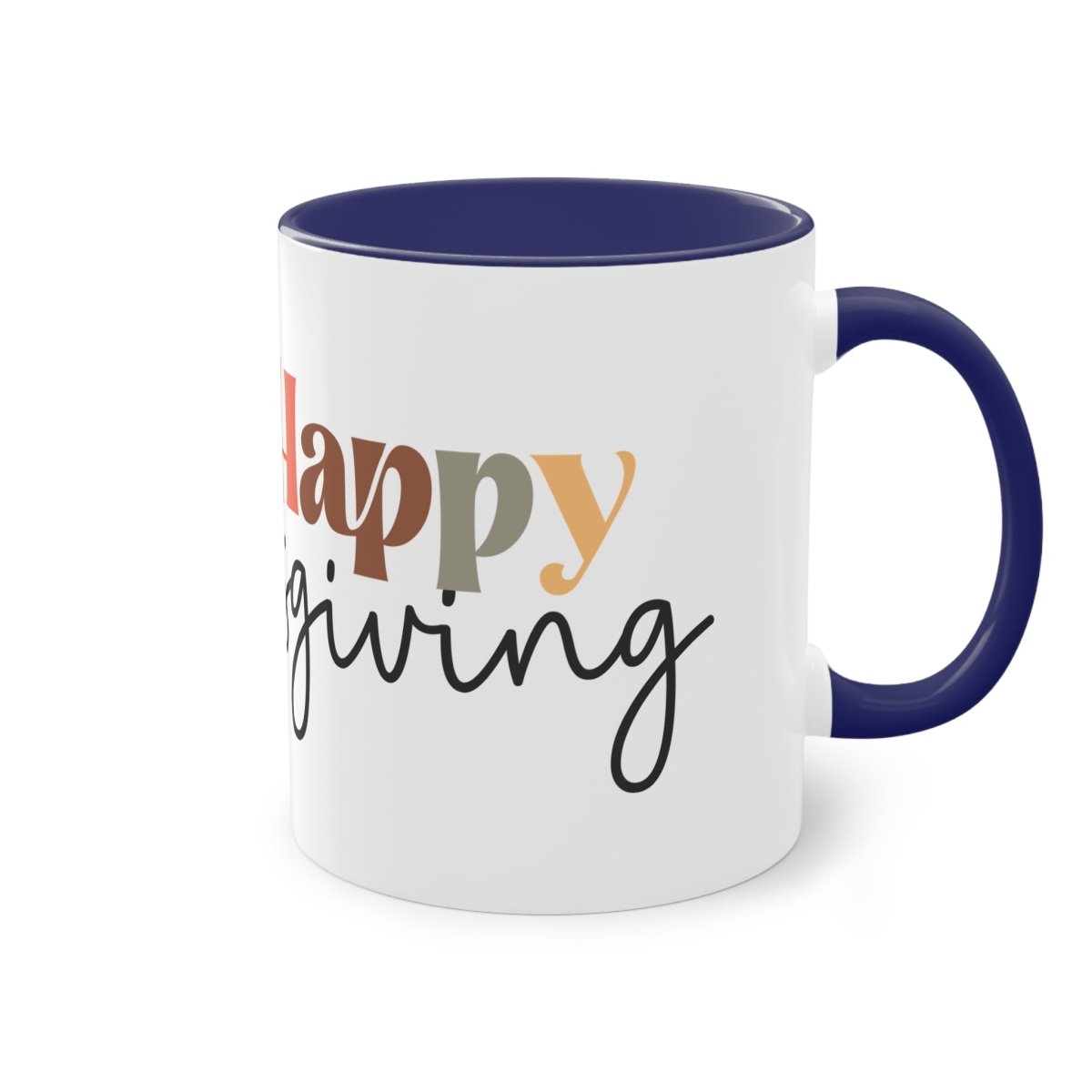 Happy Thanksgiving Two - Tone Coffee Mug