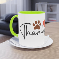 Happy Thanksgiving Two - Tone Coffee Mug