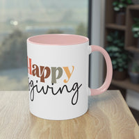 Happy Thanksgiving Two - Tone Coffee Mug