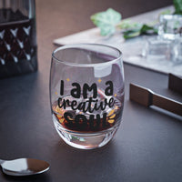 I Am a Creative Soul Whiskey Glass