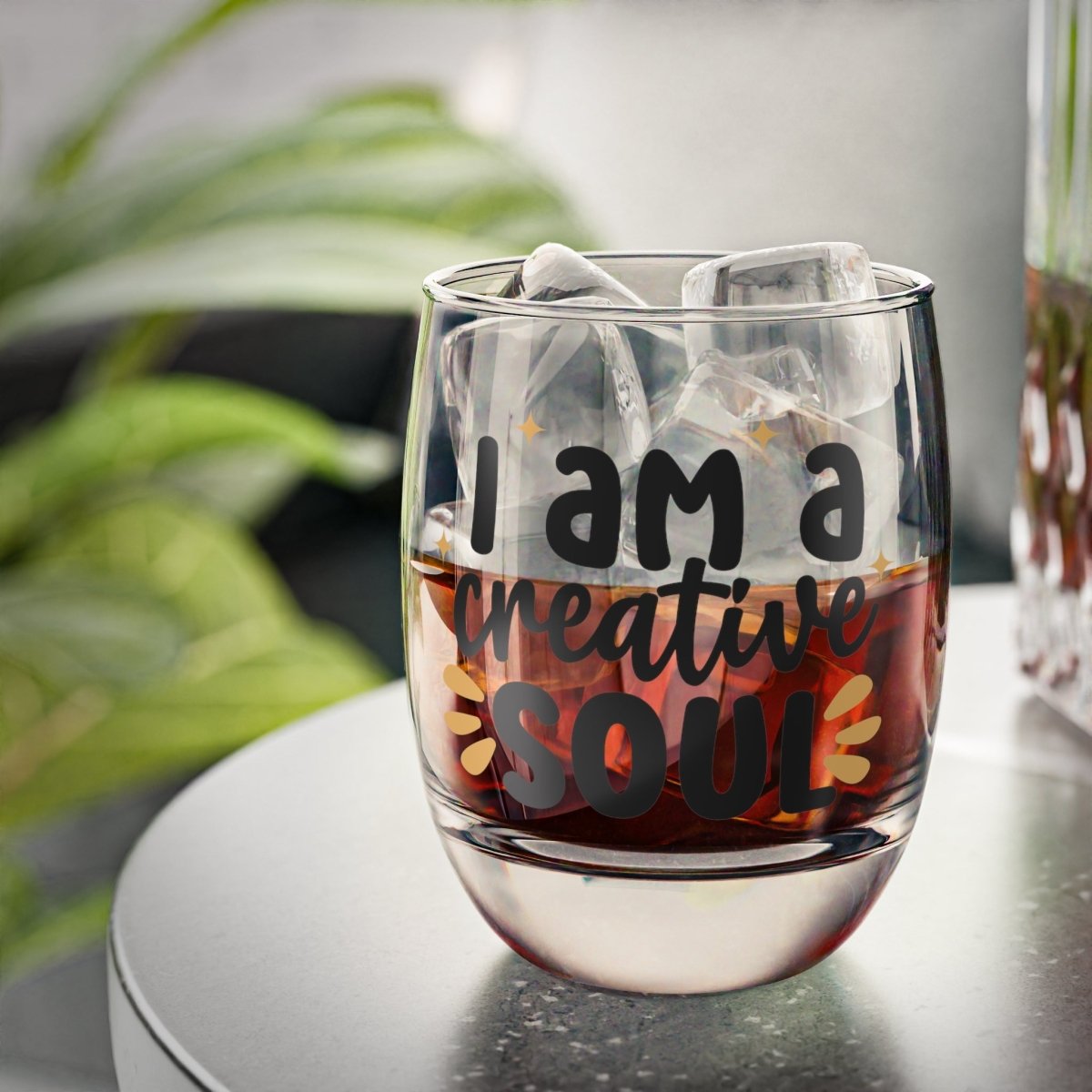 I Am a Creative Soul Whiskey Glass