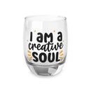 I Am a Creative Soul Whiskey Glass