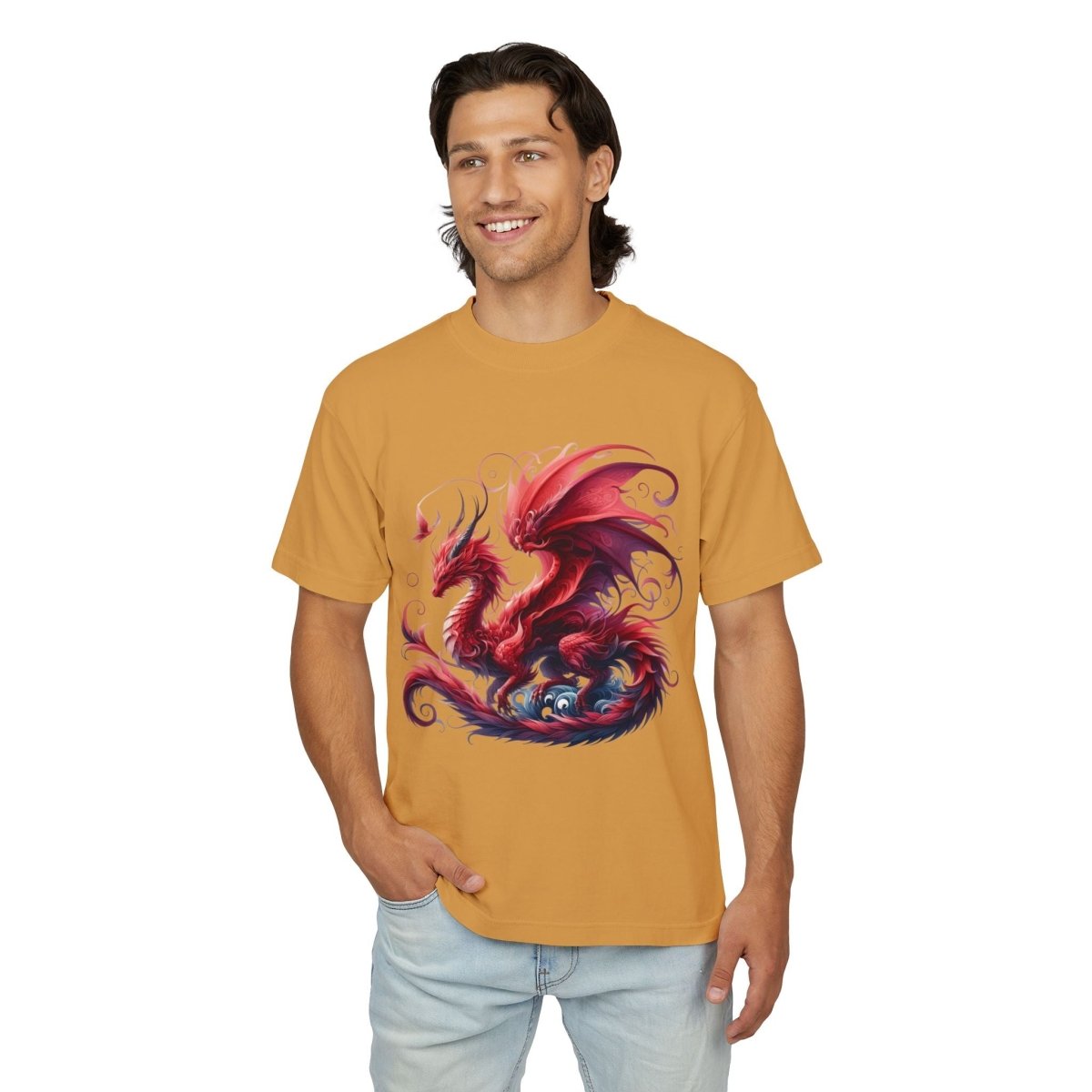 Inferno Dragon Unisex Urban Heavy Tee