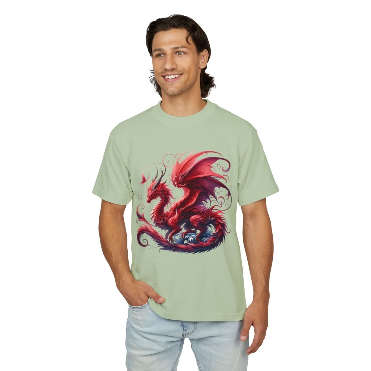 Inferno Dragon Unisex Urban Heavy Tee