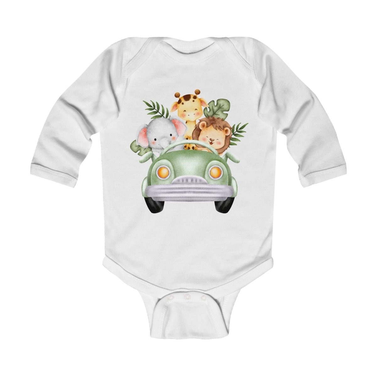 Jungle Jamboree Infant Long Sleeve Bodysuit