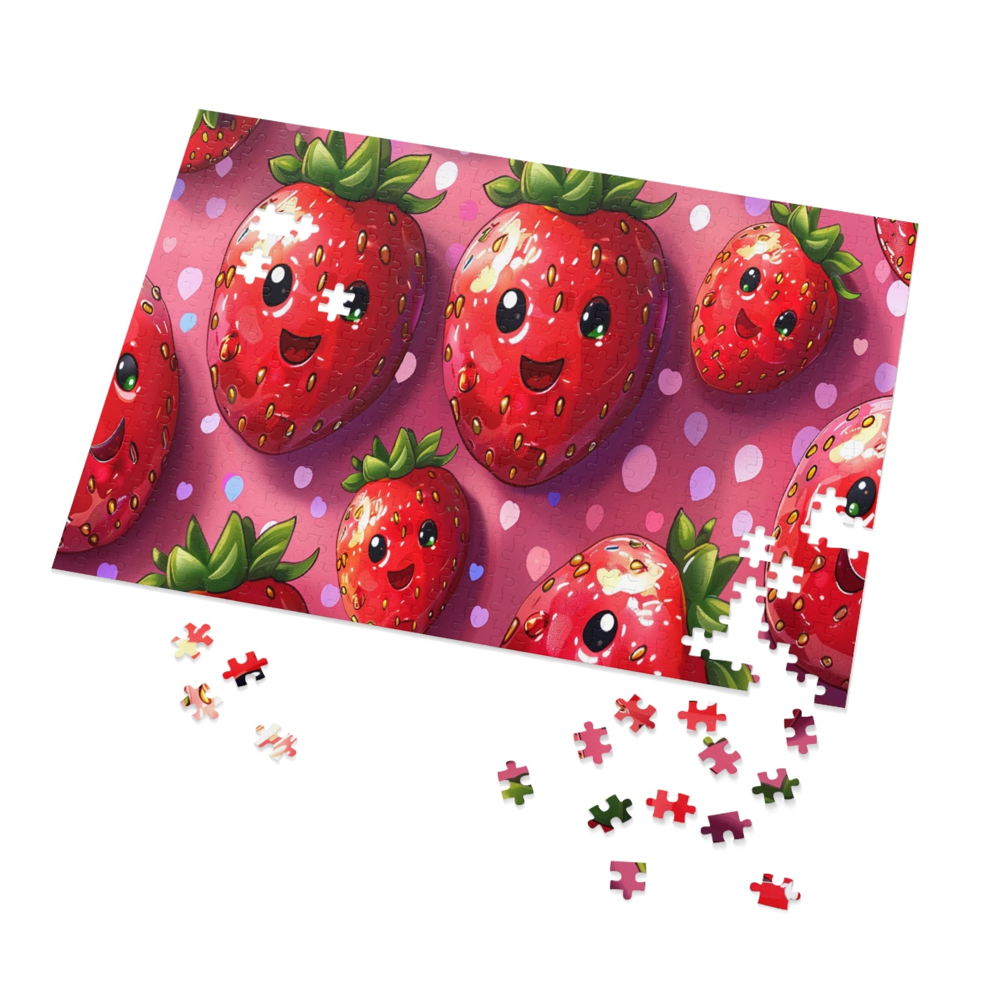 Kawaii Strawberry Jigsaw Puzzle