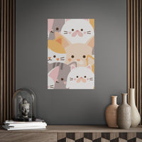 Kitty Crowd Unframed Posters