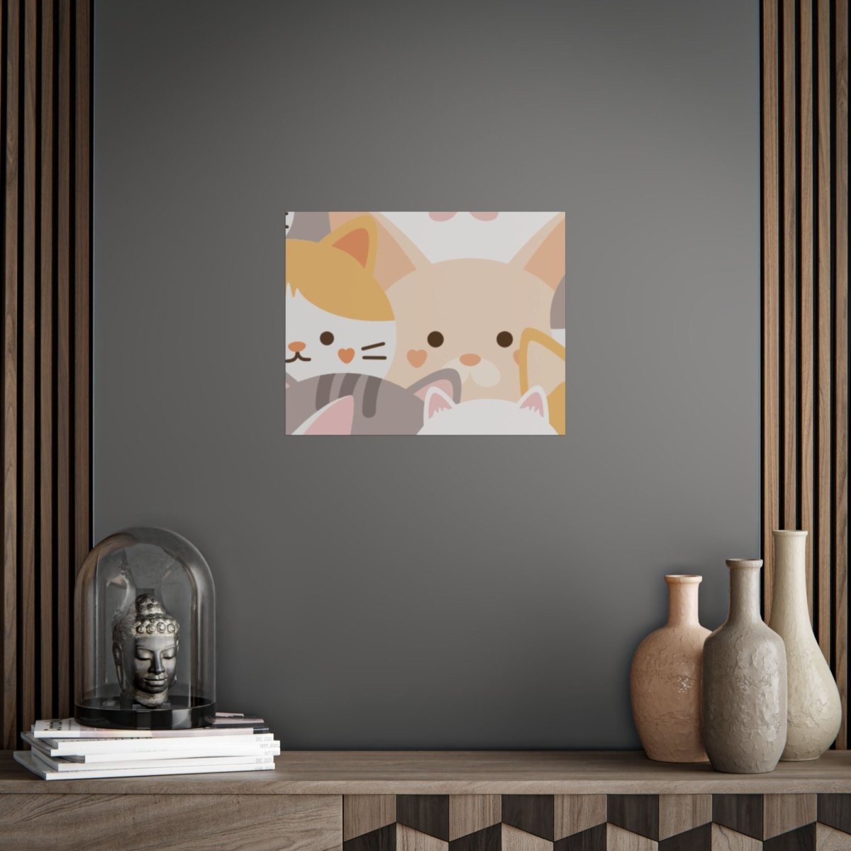 Kitty Crowd Unframed Posters