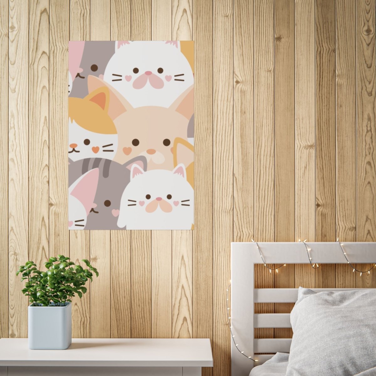 Kitty Crowd Unframed Posters