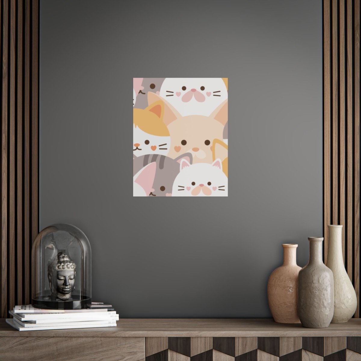 Kitty Crowd Unframed Posters