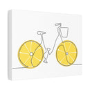 Lemon Ride Stretched Canvas