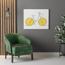 Lemon Ride Stretched Canvas