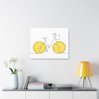 Lemon Ride Stretched Canvas