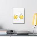 Lemon Ride Stretched Canvas