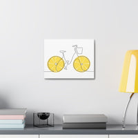 Lemon Ride Stretched Canvas